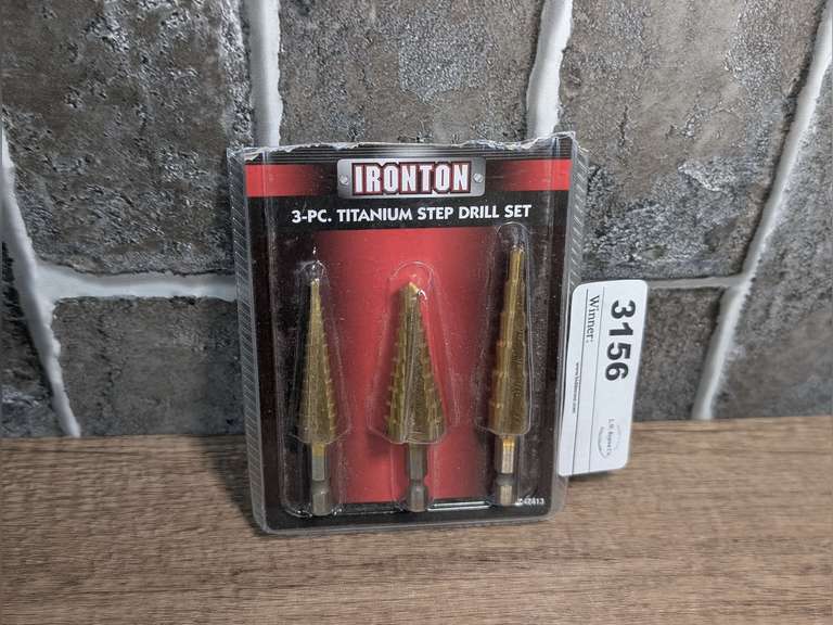 IRONTON THREE-PIECE TITANIUM STEP DRILL SET image
