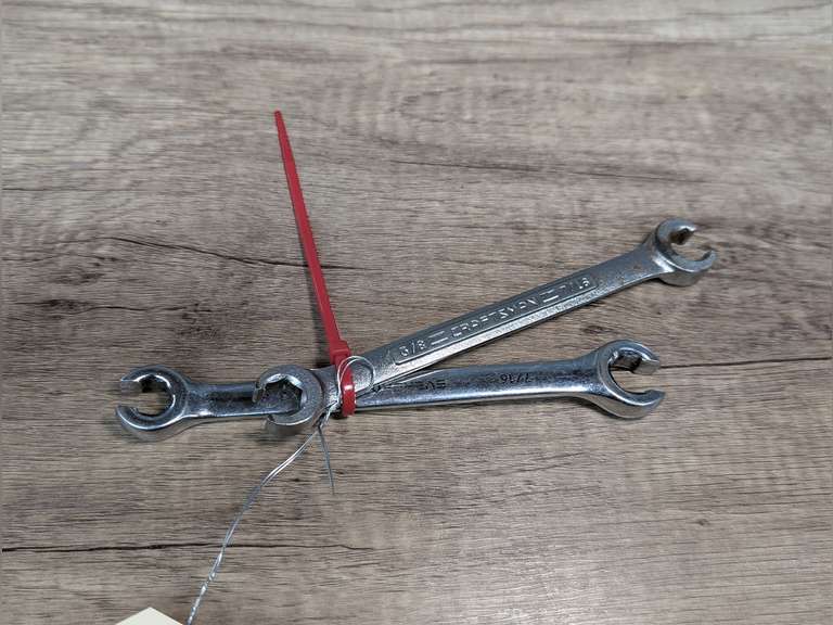 PAIR OF LINE WRENCHES INCLUDING CRAFTSMAN image