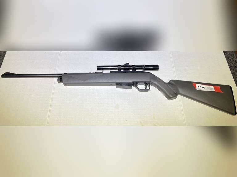 Crossman .177 caliber pellet rifle with Tasco 4 x 15 scope, see pictures for details. image