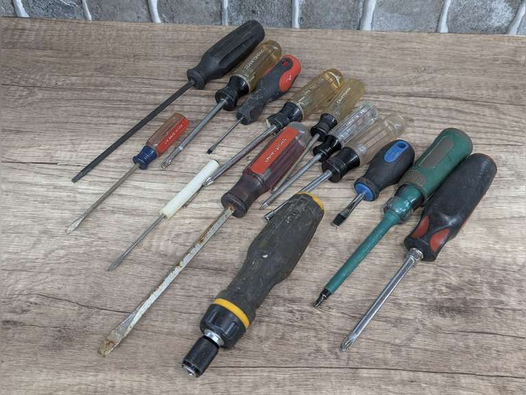 SCREWDRIVERS, TORX DRIVERS, AND MORE INCLUDING CRAFTSMAN, DEWALT, AND OTHERS image