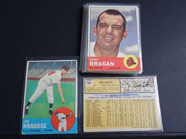 1963 TOPPS BASEBALL CARDS image