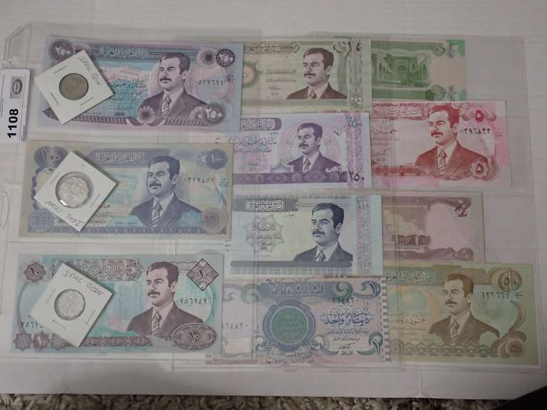 VARIOUS IRAQ CURRENCY image