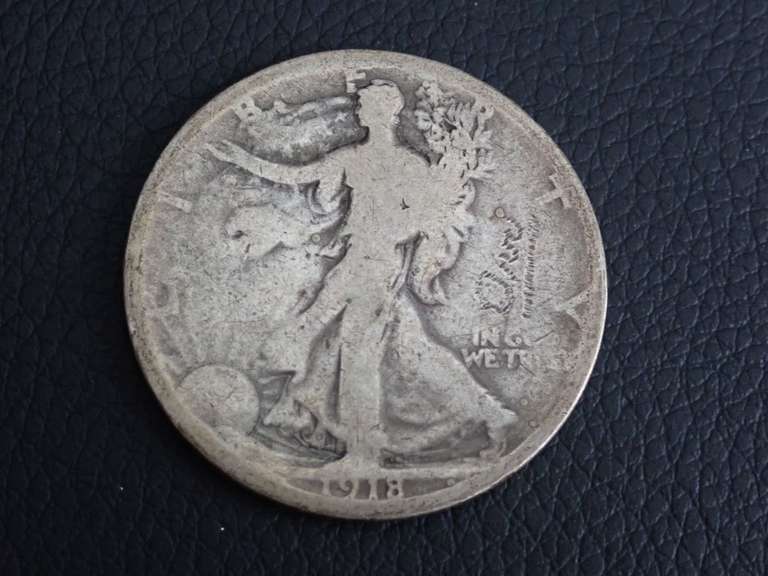 1918-S WALKER HALF DOLLAR COIN image