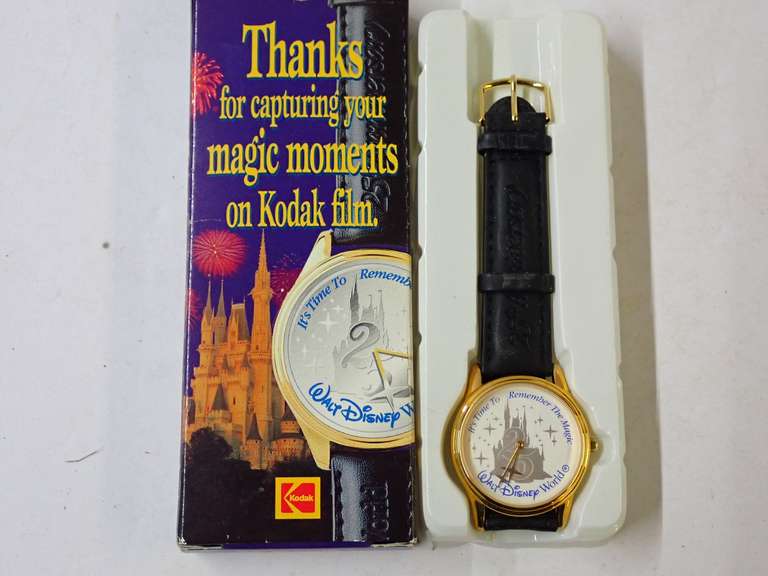 Disney Walt Disney World 25th Anniversary Watch Made for Eastman Kodak, 1997 - Needs Batteries image