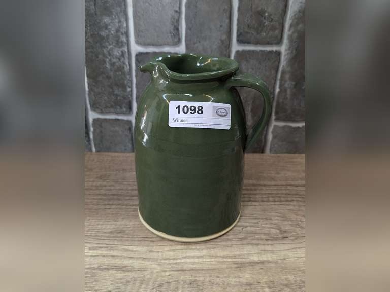 GLAZED STONEWARE PITCHER image