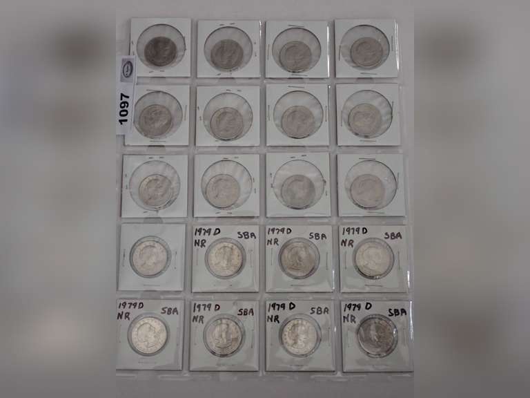 (20) 1979 SUSAN B. ANTHONY DOLLAR COINS image