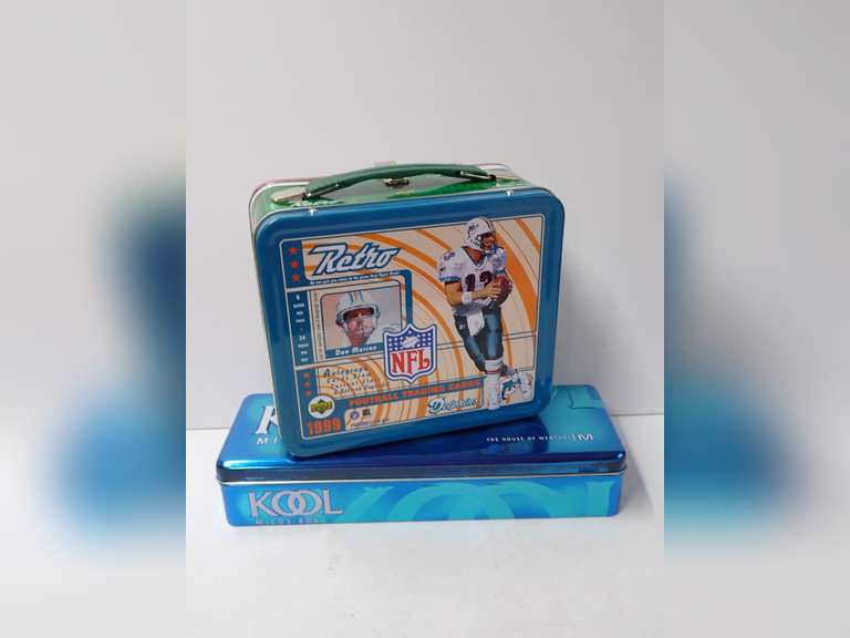Retro Metal LunchBox and Kool Tin image