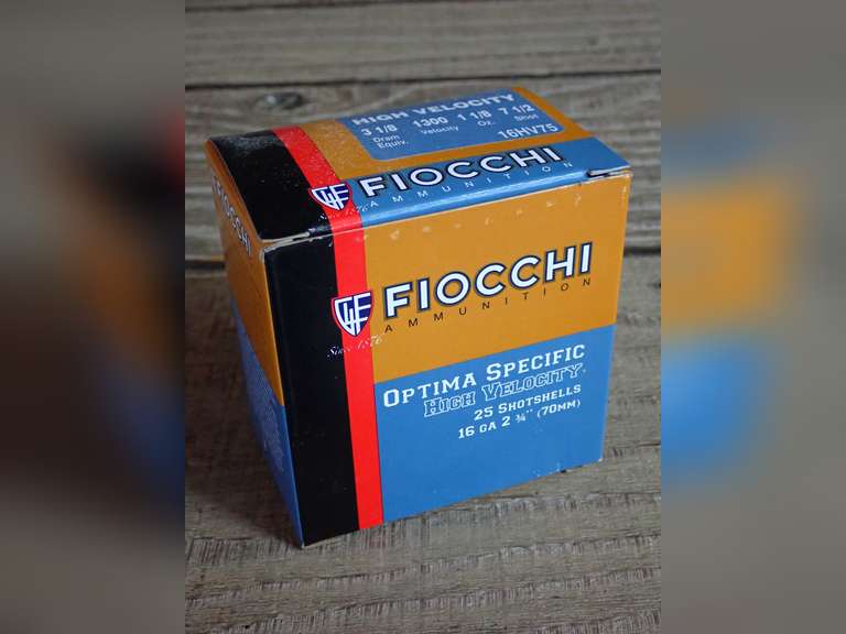 FIOCCHI OPTIMA SPECIFIC HIGH VELOCITY 16GA SHOTSHELLS image