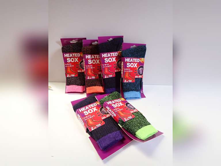 Lot of Six Pairs of Heated Socks image