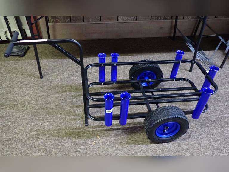Fishing Cart with Rod Holders and Wheels image
