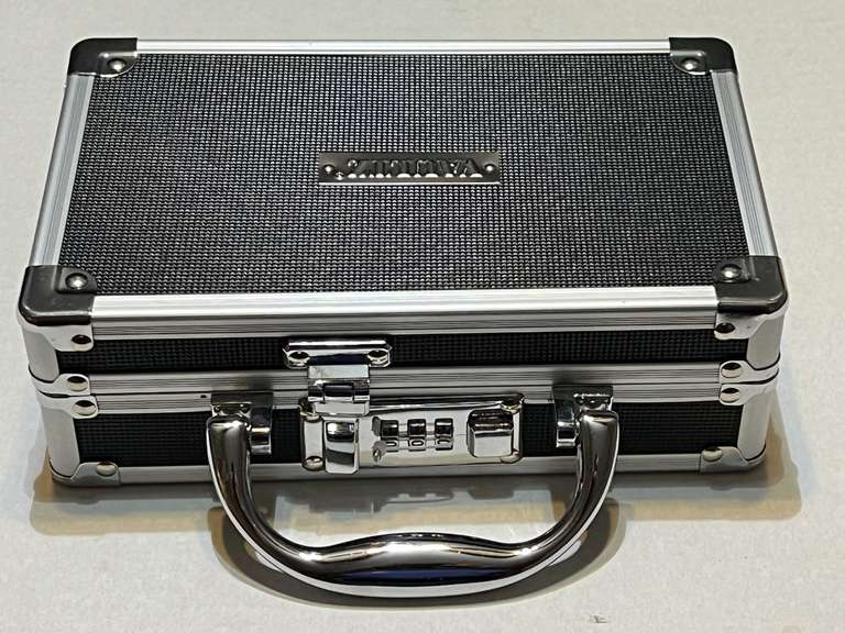 Small Vaultz lockbox, combination not yet set, see pictures for details. image