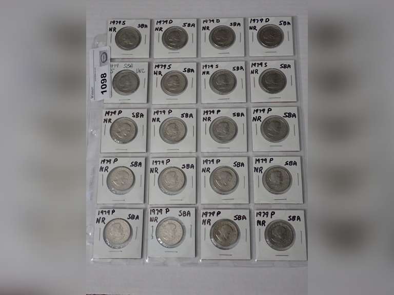 (20) 1979 SUSAN B. ANTHONY DOLLAR COINS image