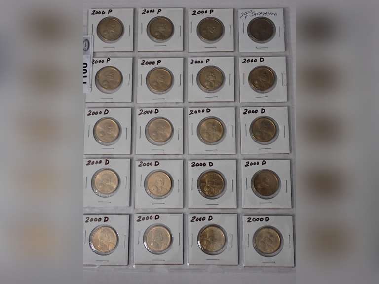(20) 2000 SACAGAWEA DOLLAR COINS image