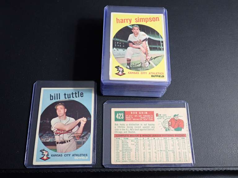 1959 TOPPS BASEBALL CARDS image