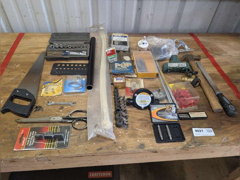 ALL TOOLS AND MORE IN COUNTER AREA MARKED 9021 image