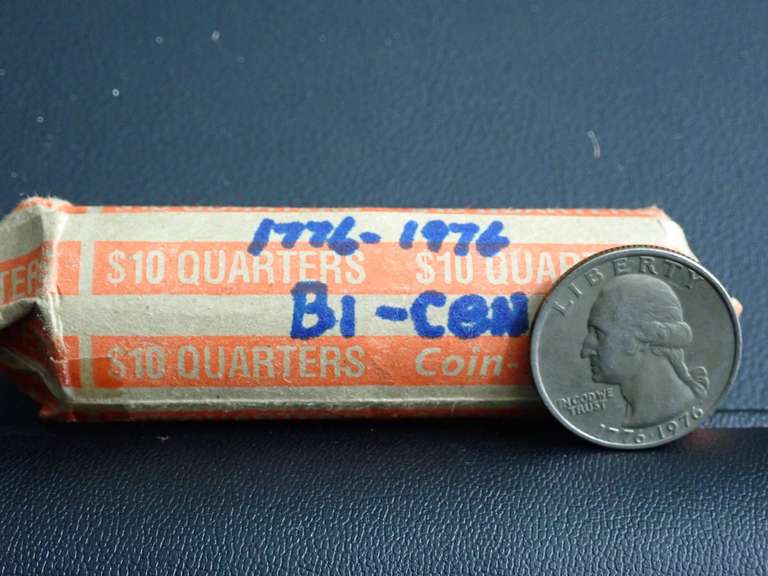 ROLL OF 1976 BICENTENNIAL QUARTERS image