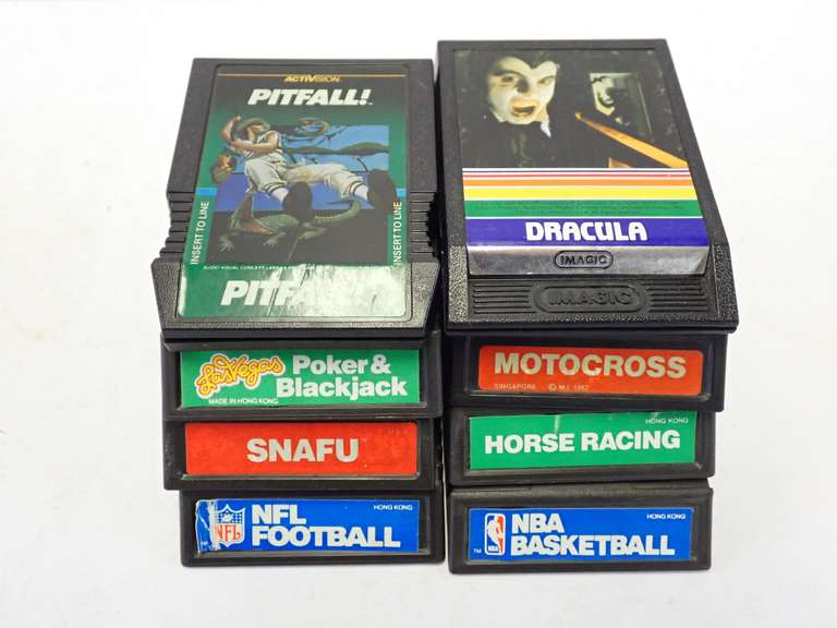 Collection of Intellivision Video Game Cartridges image