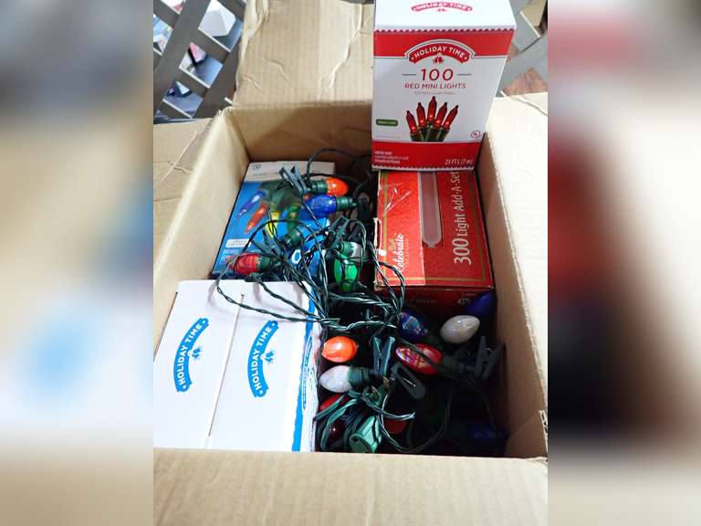 Christmas Light Lot - Most still in box. image