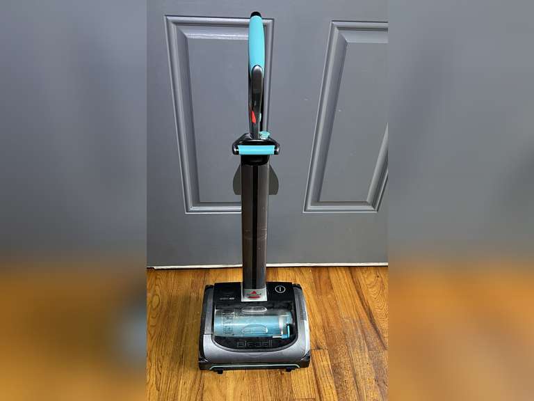 Garage… Bissell 22 V air ram vacuum, works, comes with filters and charger, see pictures for details. image