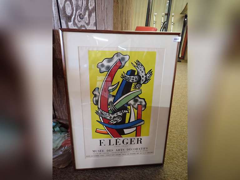 F. Léger Musée des Arts Décoratifs Framed Poster image