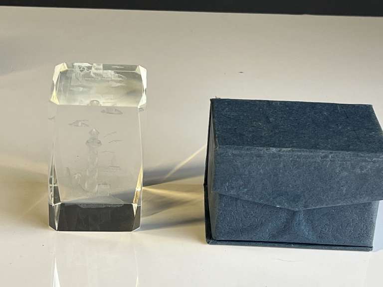 Garage… 3-D Laser etched paperweight, see pictures for details. image