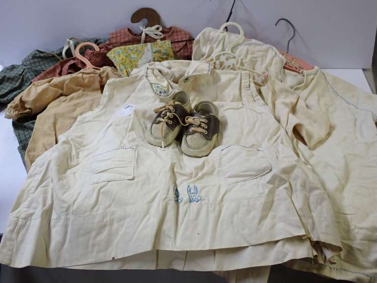 Assorted Vintage & Antique Children's Garments and Shoes image