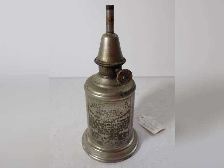 French Pigeon Oil Lamp - Marked - "Lampe Pigeon" image