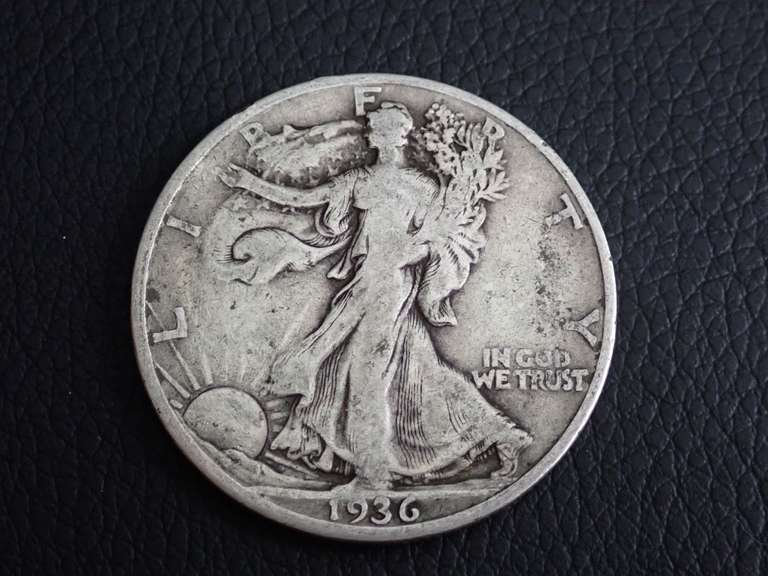 1936-D WALKER HALF DOLLAR COIN image
