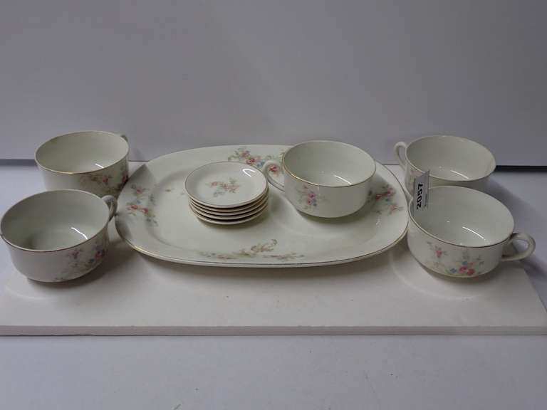 Carrollton China Floral Tea Set image