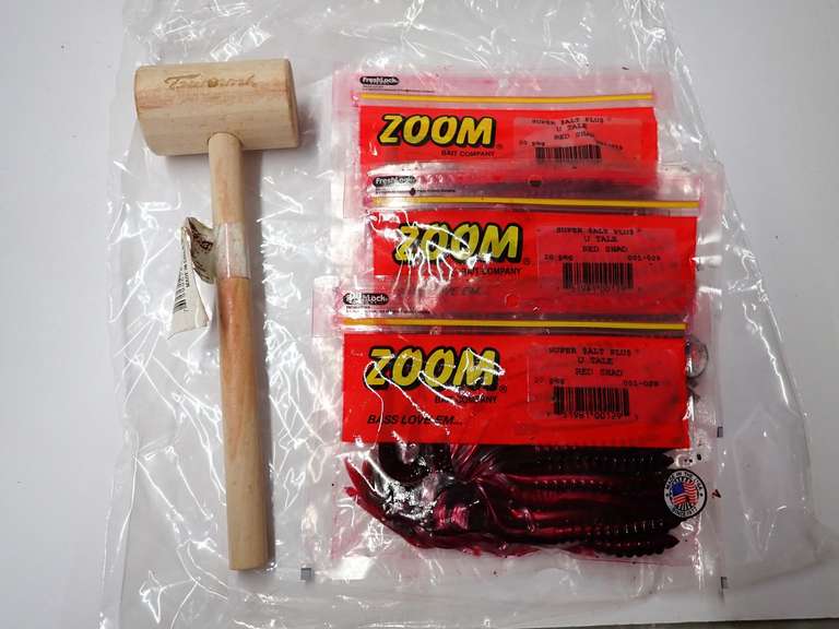 Fishing Lures and Tsunami Wooden Mallet image