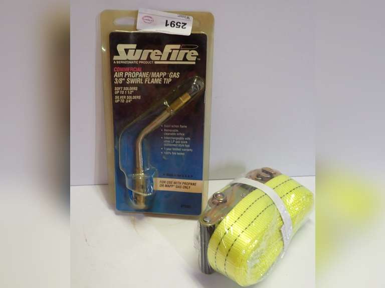 Surefire Propane/MAPP Gas Torch & Ratchet Strap image