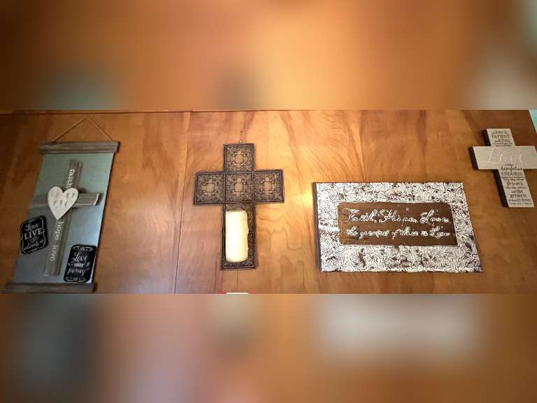 DR… Spiritual wall decor, four pieces, see pictures for details. image