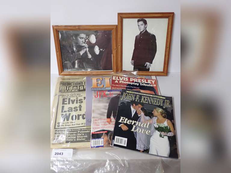 Elvis Presley & JFK Memorabilia Lot image