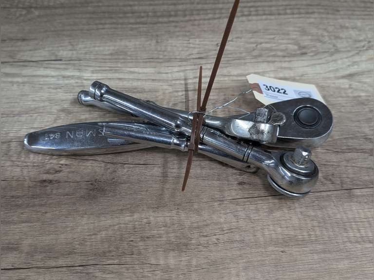 1/4 INCH, 3/8 IN, AND 1/2-IN RATCHETS INCLUDING SNAP-ON AND CRAFTSMAN image