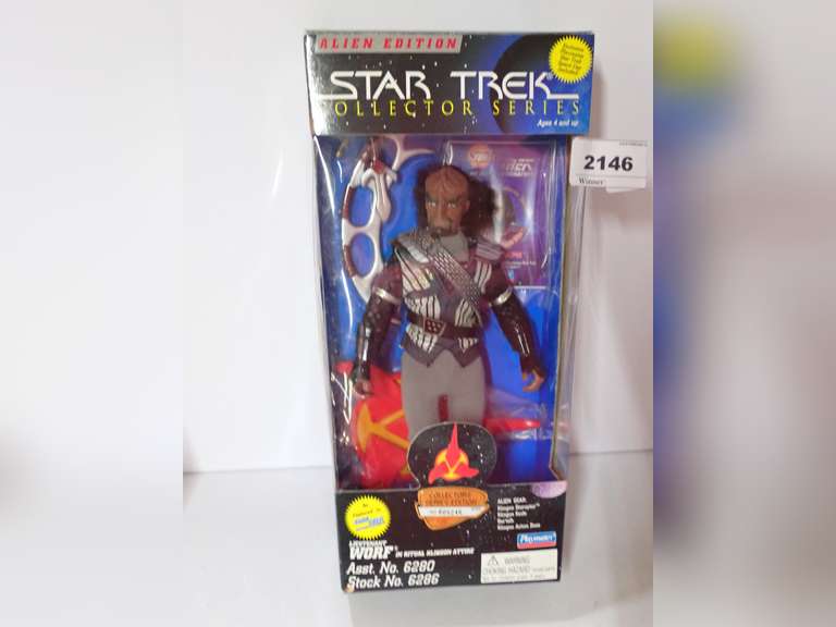 Star Trek Alien Edition Lt. Worf Collector Series Action Figure image