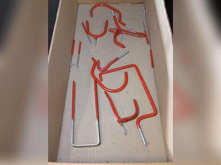 VINYL COATED SCREW IN STORAGE HOOKS image