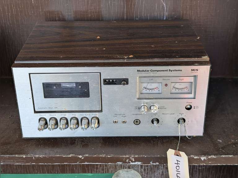 MODULAR COMPONENT SYSTEMS 3538 CASSETTE DECK image