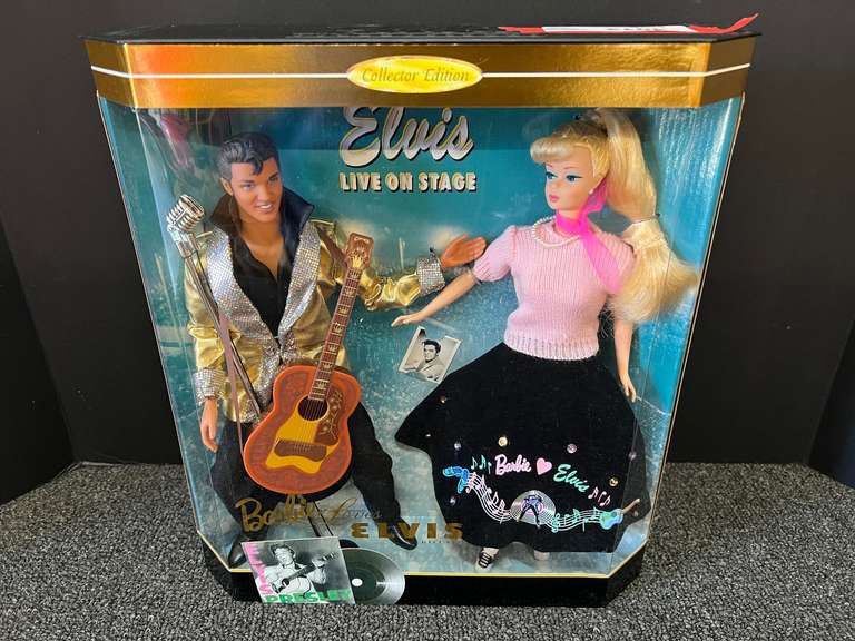 Barbie Loves Elvis 'Live On Stage' Collector Edition Doll Set image
