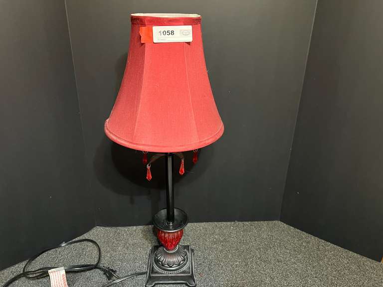 Decorative side table/desk lamp, see pictures for details. image