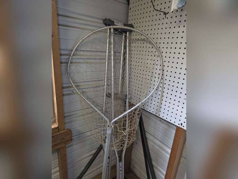 CRUTCHES AND FISHING NET image