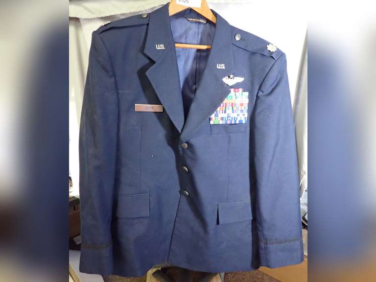 US Air Force Officer's Dress Uniform Jacket with Insignia image