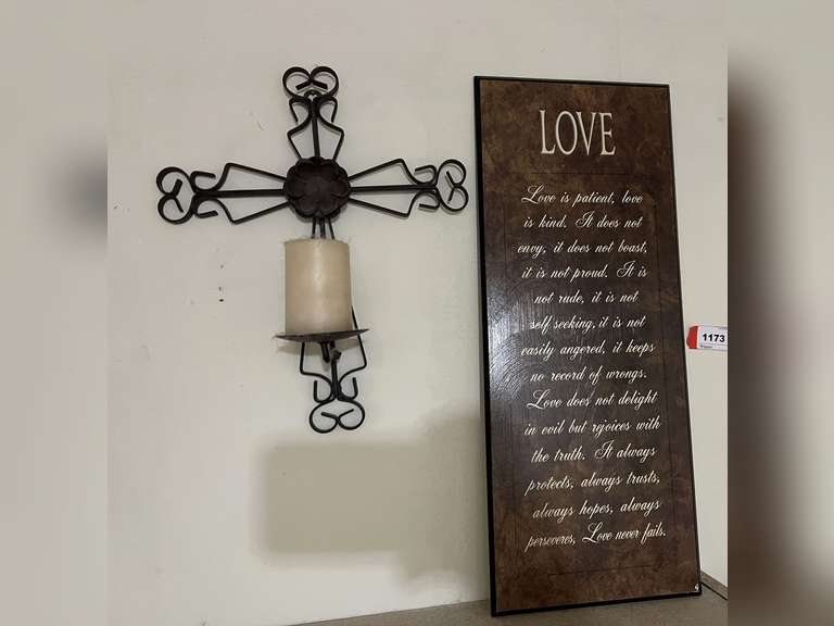 Hall… Spiritual wall decor, two pieces, see pictures for details. image