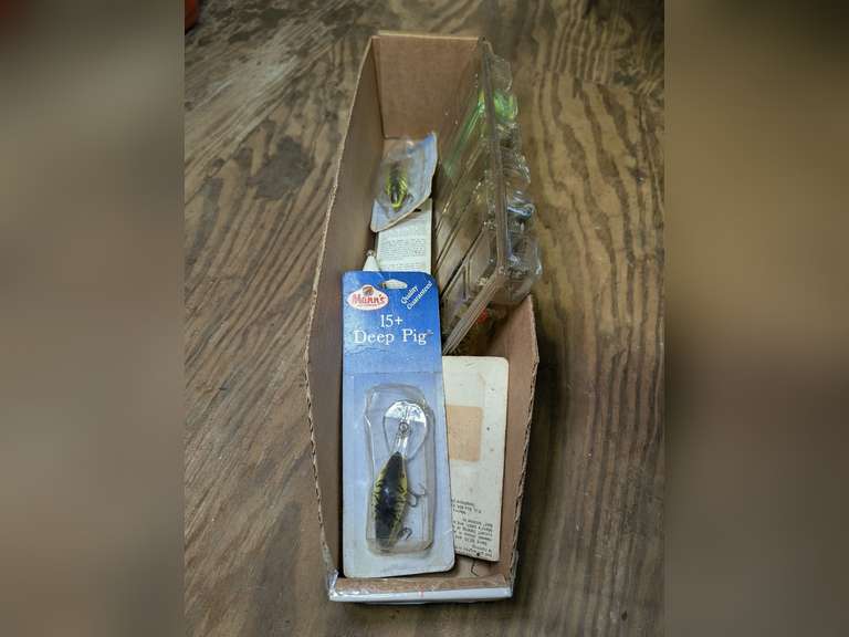 FISHING LURES INCLUDING MANN'S, BILL LEWIS, HEDDON, AND MORE image