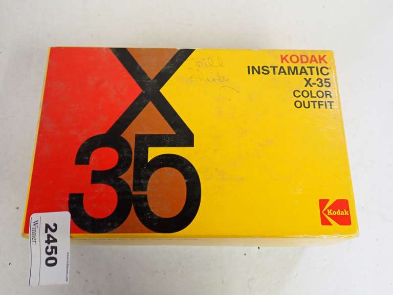 Kodak Instamatic X-35 Camera with Box image