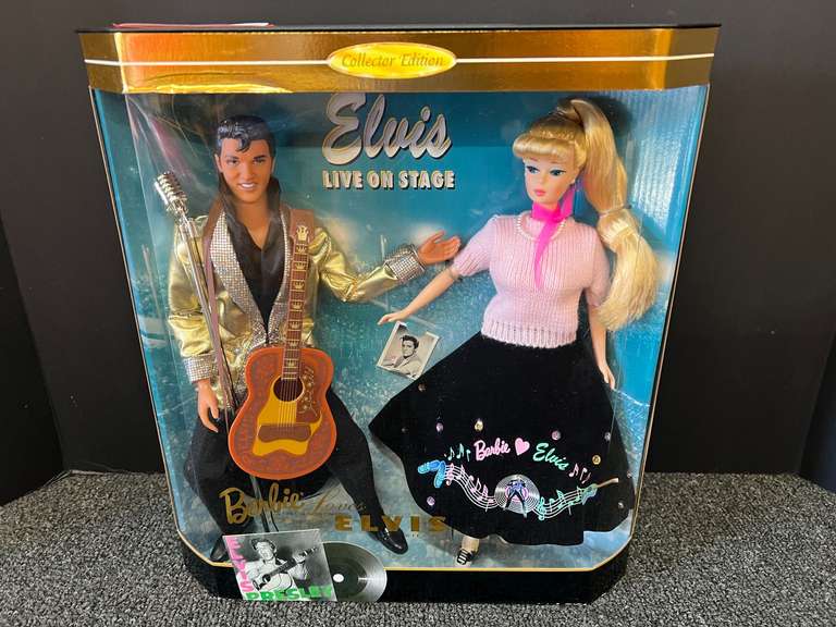Barbie Loves Elvis Doll Set Live on Stage Collector Edition image
