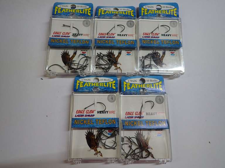 Featherlite Eagle Claw Fishing Hooks image