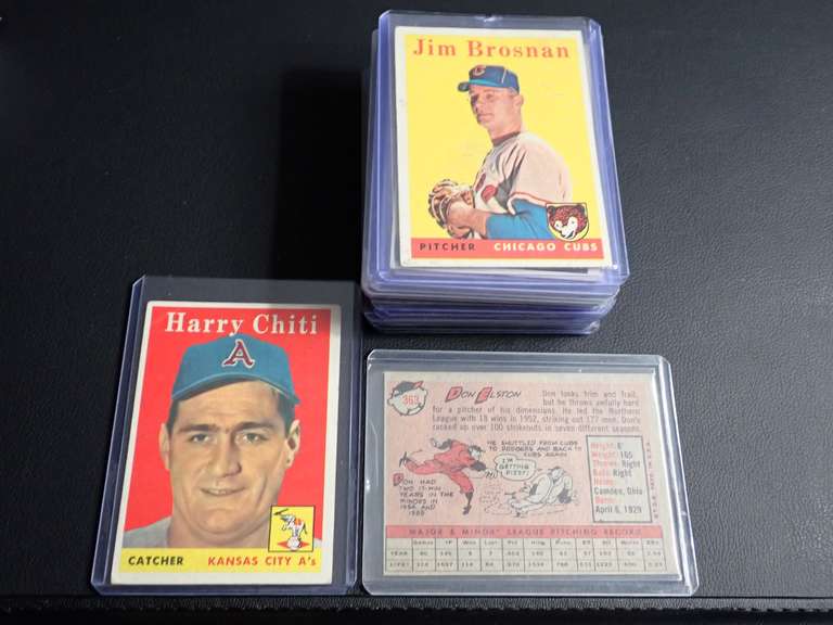 1958 TOPPS BASEBALL CARDS image