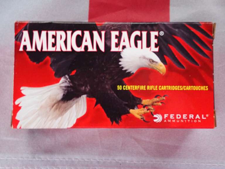 AMERICAN EAGLE 30 CARBINE 110GR FMJ CARTRIDGES image