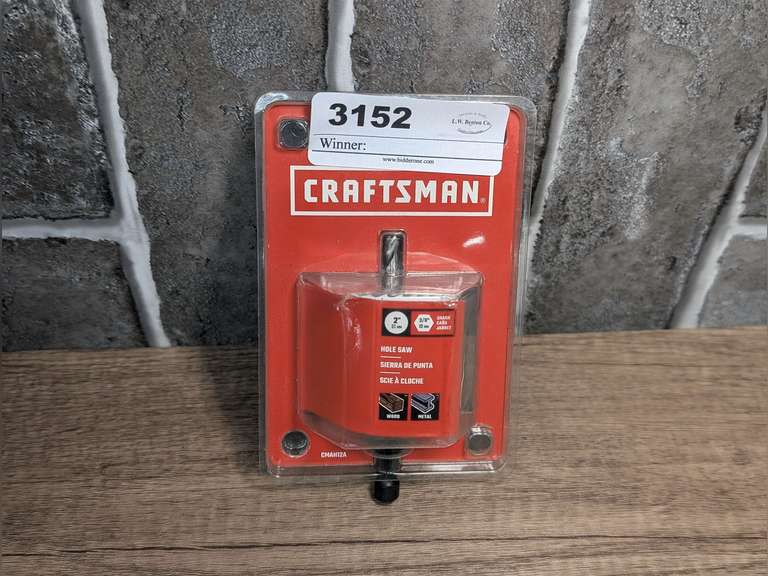 CRAFTSMAN 2-IN HOLE SAW FOR 3/8-IN DRILL IN ORIGINAL PACKAGE image