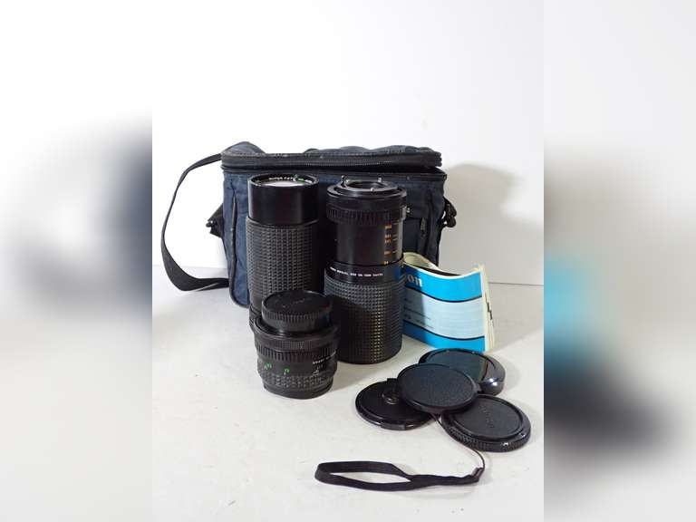 Camera Lens Collection with Bag image